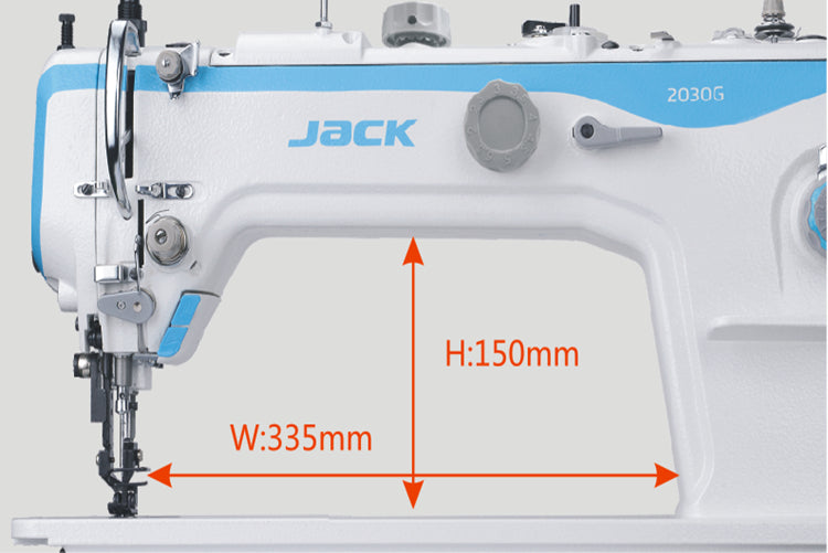Jack JK-2030G: Computerized, Heavy Duty, Single Needle, Top Bottom Feed, Lockstitch