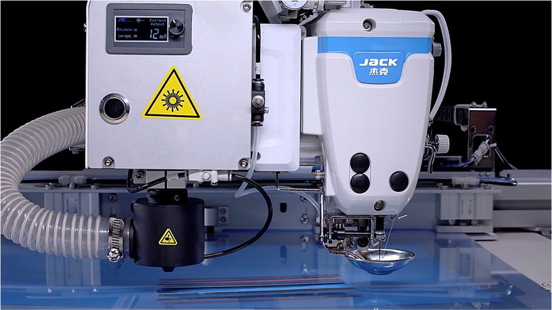 Jack MG-80A-F11: Computerized, Direct Drive, Programmable Template Sewing Machine (800mmx550mm) (Laser)
