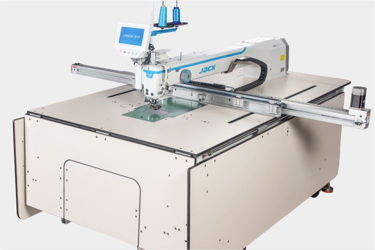 computerized direct drive pattern sewing machine -... Jack MS-100A: Computerized, Direct Drive, Programmable Template Sewing