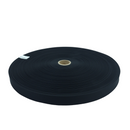 Grosgrain, 1 Inch (25mm), MIL-T-5038, Black, Solution Dyed, PER YARD