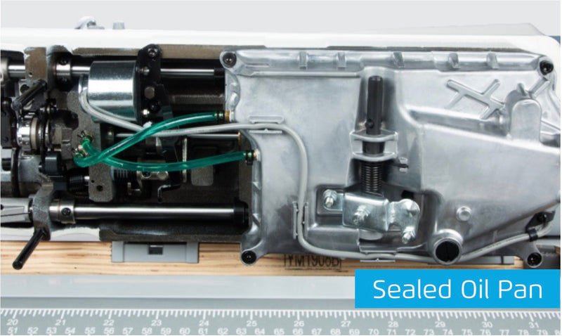 Jack A6F-E-PK: Computerized, Semi Dry, Single Needle, Needle Feed, Lockstitch with Digital Motors and Puller