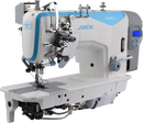 Jack JK-58750J: Computerized, Direct Drive, Double Needle, Lockstitch Machine (Split Needle Bar)