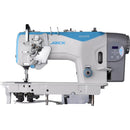 Jack JK-58750B: Direct Drive, Double Needle, Lockstitch Machine (Split Needle Bar)