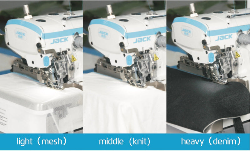 Jack C5S-5: Computerized, Direct Drive, Double Needle Overlock with Suction (Safety Stitch)