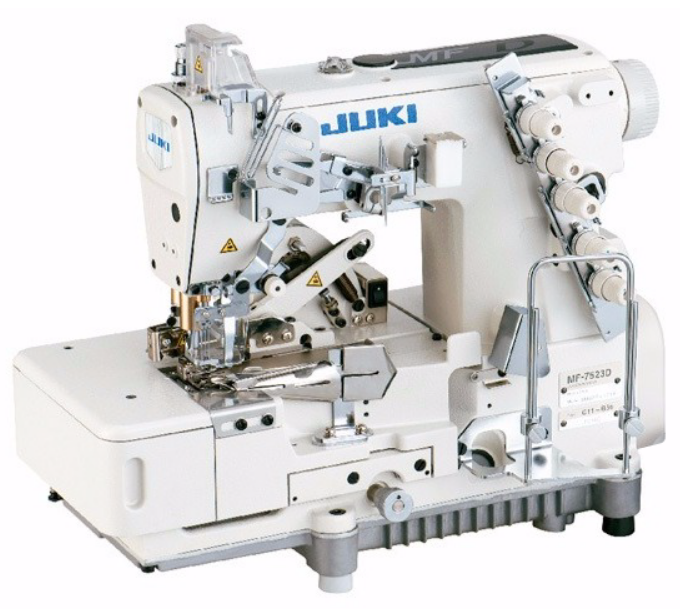MF-7523-C11: High Speed, Three Needle, Top and Bottom, Flatbed Coverstitch (Binder)