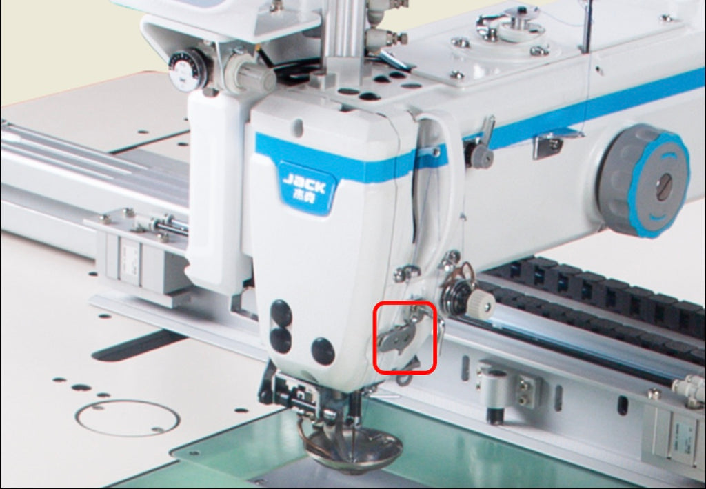 computerized direct drive pattern sewing machine -... Jack MG-80A: Computerized, Direct Drive, Programmable Template Sewing